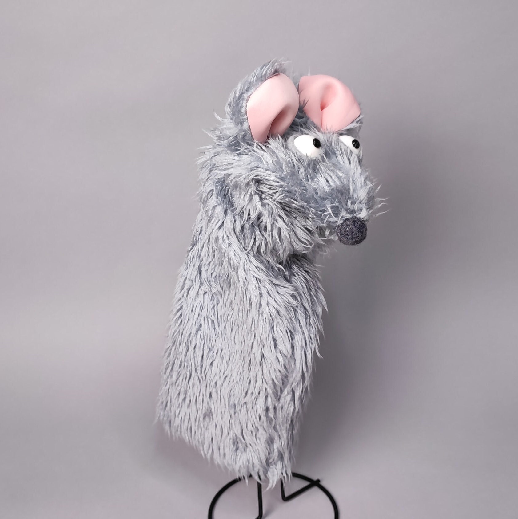 Hand Puppet, the Puppet Company, CarPets - Grey Mouse