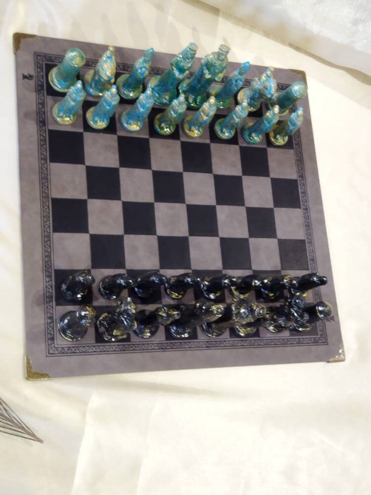 Pièces d'échecs de Collection Fait Main