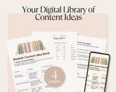 BookTok Bookstagram Content Creator Kit, Planner, Tracker (Digital Download)