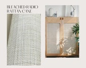 Width 18 39 39 24 39 39 36 39 39 White Radio Square Cane Webbing Woven Mesh Webbing Bleached Weave Rattan Webbing Woven For Crafts Cut to Feet