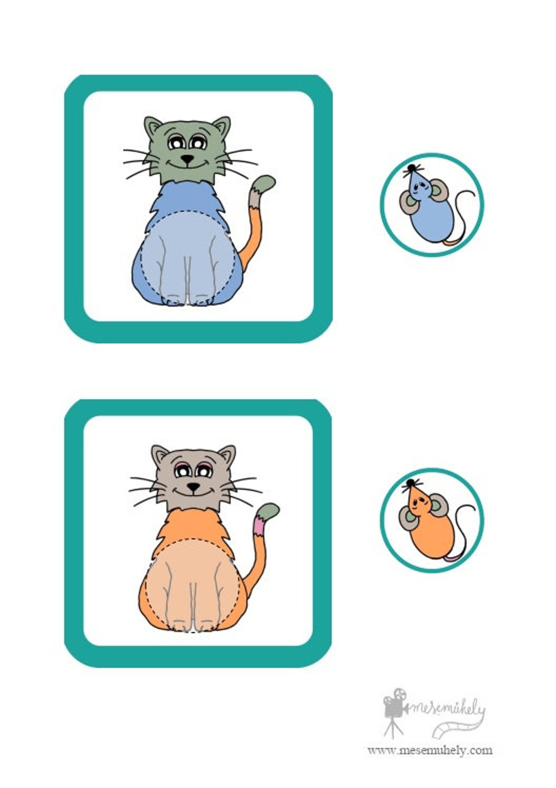 Printable Game for Teaching Colours Observation Perception Matching ...