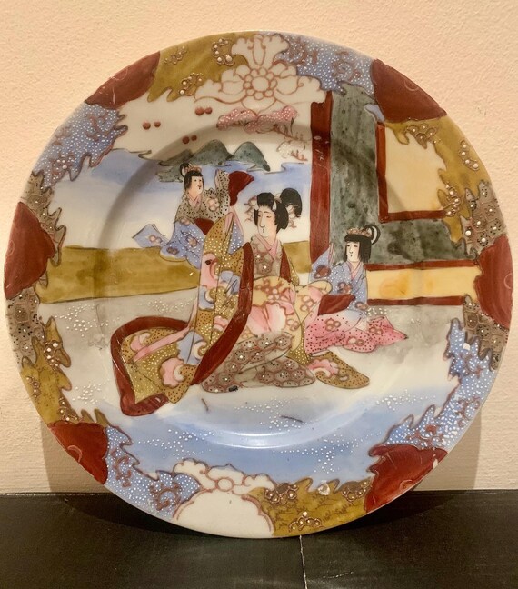 Japanese dai Nippon Marked Plate Etsy