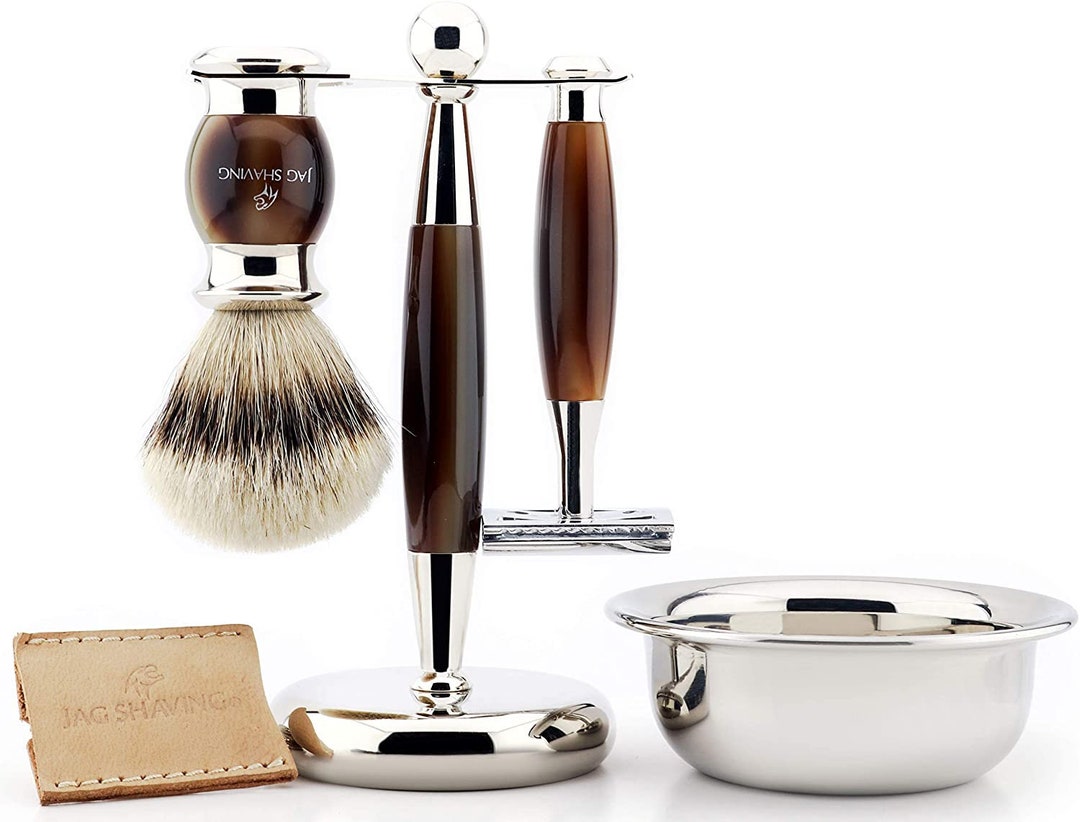 Luxury Men's Shaving Set With Double Edge Safety Razor Etsy