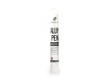 Alum stick for wet shaving, alum stick, antiseptic, astringent, aftershave alum stick