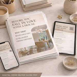 First Time Home Buyer Guide | House Hunting Checklist (PDF Download)
