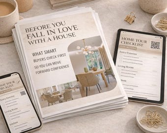 First Time Home Buyer Guide | House Hunting Checklist (PDF Download)