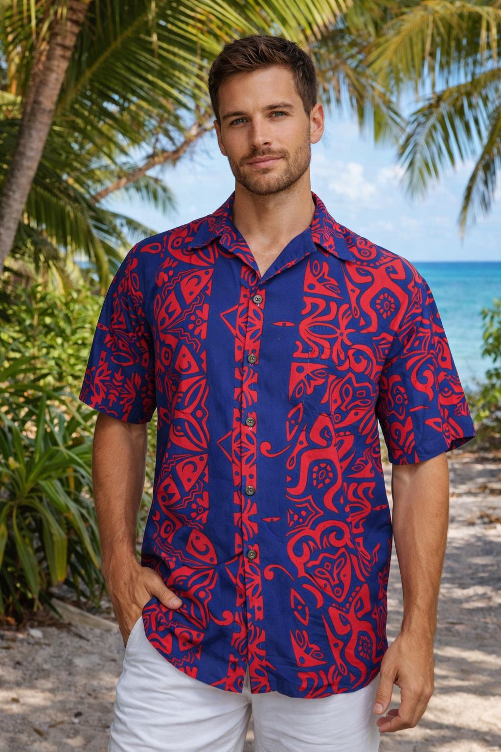 Alfred Shaheen Shirt - Etsy