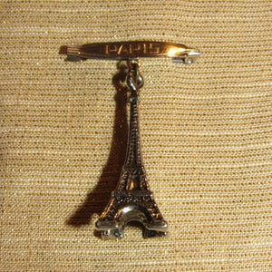 Paris Eiffel Tower Brooch
