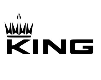 King Brass Instruments Logo Vinyl Decal