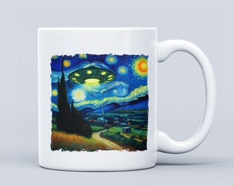 Starry, Starry Night for a UFO Mug