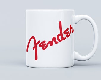 Fender Guitars Logo Coffee Mug