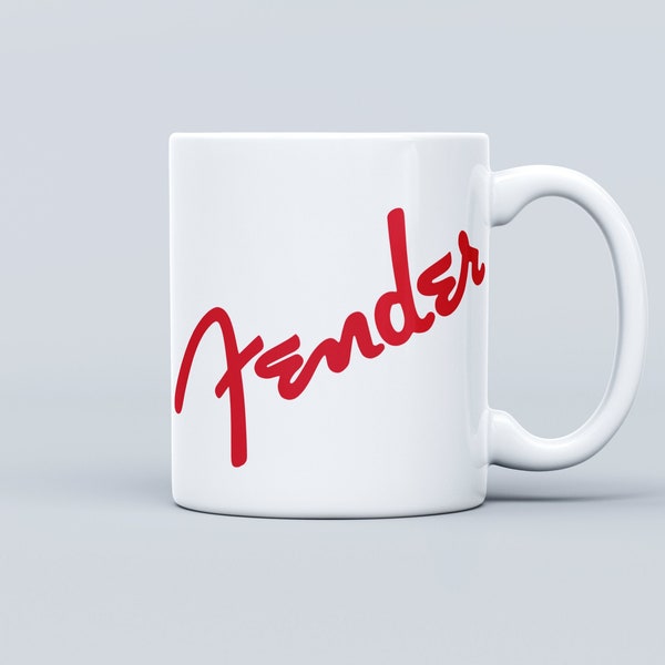 Fender Guitars Logo Coffee Mug