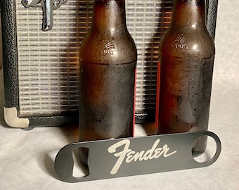 Fender flat Steel Bar Barkeeper's Friend Bottle Opener