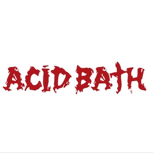 Acid Bath Logo Vinyl Decal