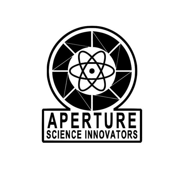 Aperture Labs / Aperture Science Innovators Logo Vinyl Decal