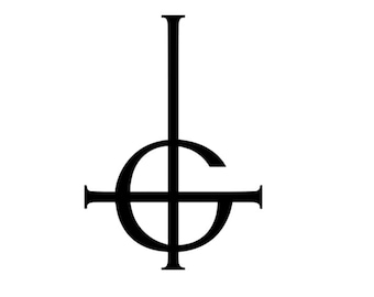 Ghost Poppa Emeritus Cross Vinyl Decal