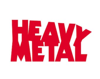 Heavy Metal Logo Vinyl Decal
