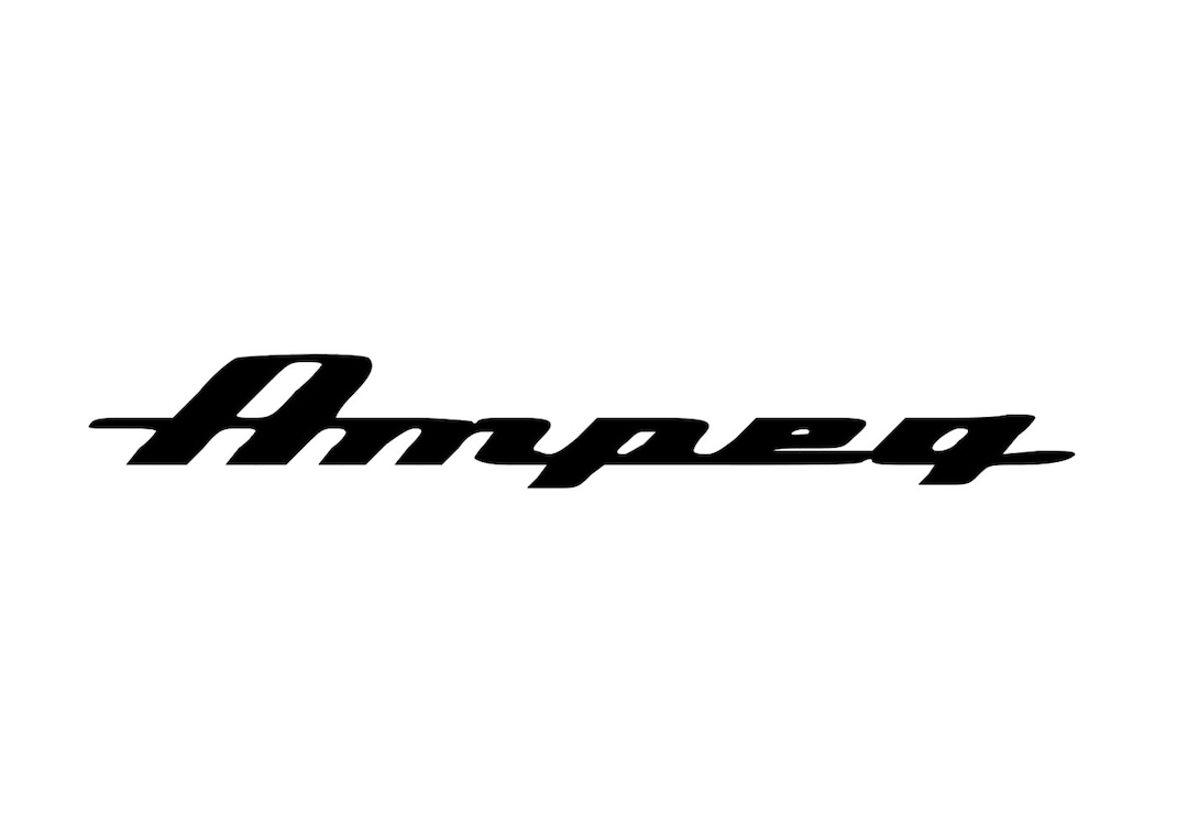 Ampeg Logo Vinyl Decal Etsy