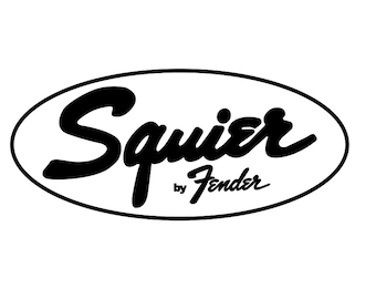 Squire by Fender Logo Vinyl Decal