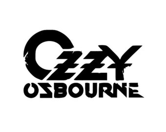 Ozzy Osbourne Logo Vinyl Decal