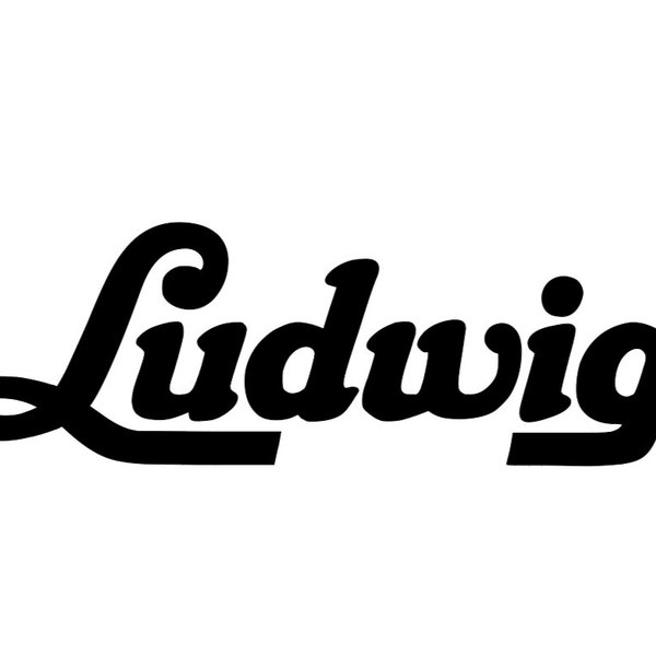 Ludwig Drum Company Logo Vinyl Decal