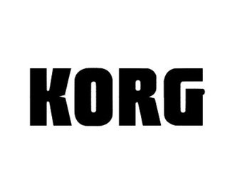 Korg Logo Vinyl Decal