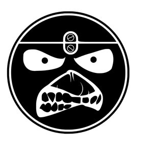 Iron Maiden Eddie Logo Vinyl Decal