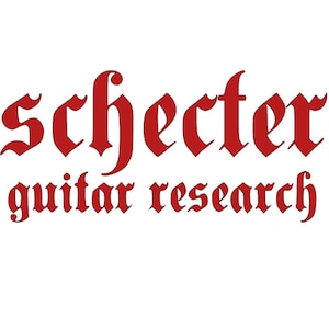 Schecter Guitar Research Logo Vinyl Decal