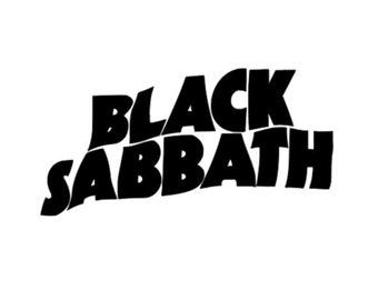 Black Sabbath Logo Vinyl Decal