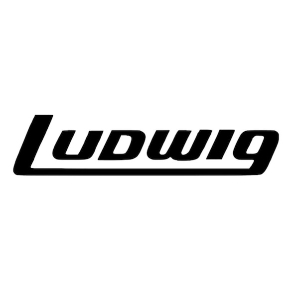 Classic Ludwig Drum Company Logo Vinyl Decal