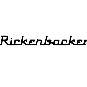 Rickenbacker Guitars Logo Vinyl Decal