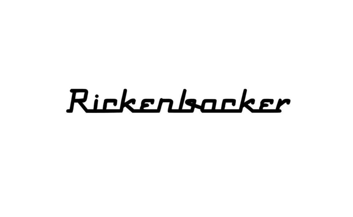 Rickenbacker Guitars Logo Vinyl Decal - Etsy 日本