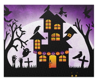 Haunted House Puzzle (120, 252, 500-Piece)