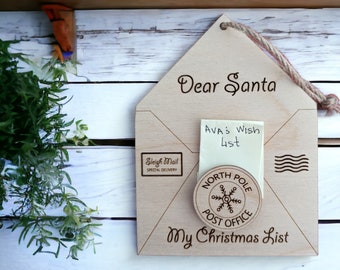 Dear Santa | My Christmas List | Santa Letter | Ornament | Sleigh Mail| North Pole Letter| Xmas Gift| Letter to Santa Clause| Christmas Gift