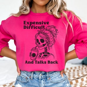 Duur Moeilijk en spreekt terug SVG, moederskelet, grappige gezegden SVG, trendy png