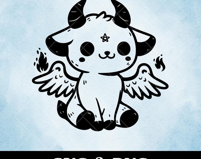 Baphomet SVG Bundle, Baphomet Dxf, Baphomet Png, Baphomet Vector ...