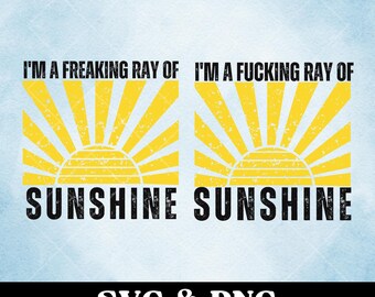 Rayo de sol sarcástico SVG PNG - Archivos de diseño de camisetas