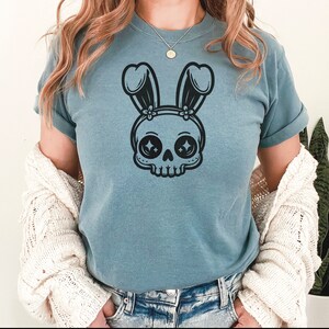 Bunny Ear Skull SVG, Easter Skeleton PNG (digital Files) - Etsy