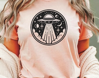 UFO SVG: Space Ship Clip Art, Alien PNG (Digital Download)