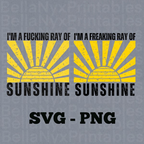 I’m A Fucking Ray Of Sunshine SVG, Freaking Ray Of Sunshine tshirt, Fucking Sunshine tshirt design, sarcastic svg png files