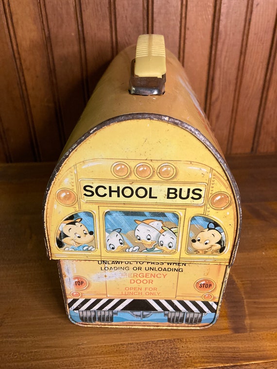 1960s Walt Disney School Bus Lunch Box and 2001 H… - image 7