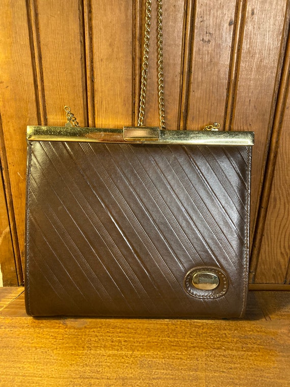 CHANEL Vintage Flap Wallet Clutch Brown Bag 1970-80s - Chelsea Vintage  Couture