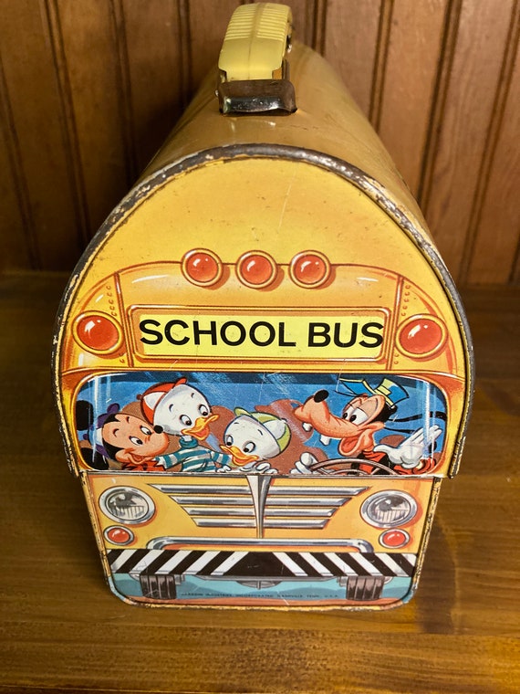 1960s Walt Disney School Bus Lunch Box and 2001 H… - image 5