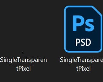 Single Transparent Pixel (really)