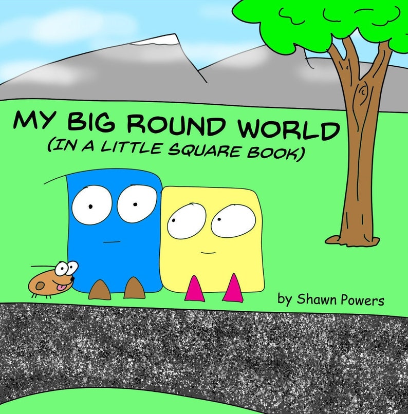 Signed Paperback My Big Round World in a Little Square Book image 1