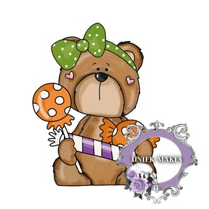 TEMPLATE -Holloween Bear Door Hanger Template - DIY Door Hanger - Door Decor Template - Holloween Template - Downloadable Door Hanger