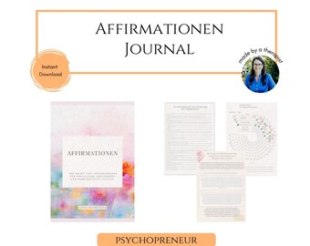 Diario de afirmaciones: ¡tu compañero diario para el amor propio y los pensamientos positivos!