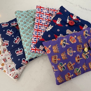 Royal King Coronation Book Sleeves