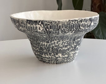 hand made pattern center bowl, counter bowl
