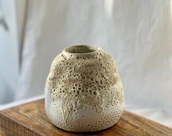 Handmade Lava Glaze Vase: Minimalist Decor